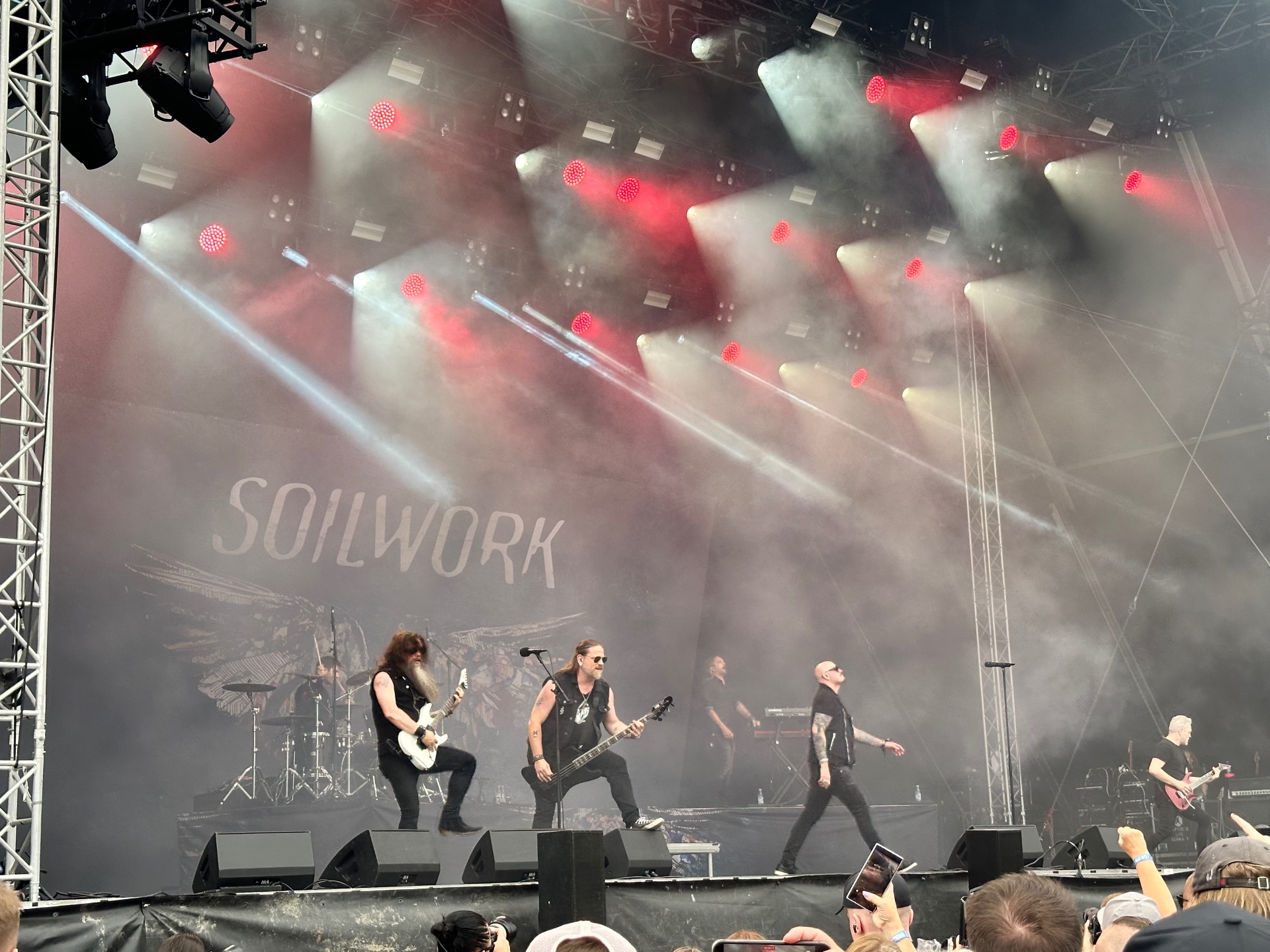 Soilwork closing Day 3 with melodic death metal mastery on the Tuska main stage. Soilwork performing on the Tuska main stage on Day 3 of Tuska Festival 2026 in Helsinki