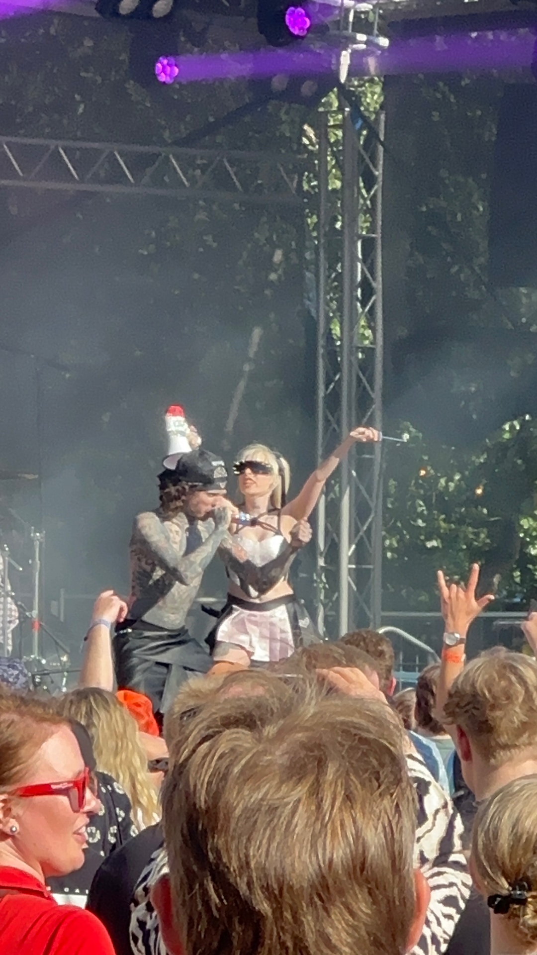 Nenerchy feat. Sammy (Lost Society) — Day One's cross-genre surprise. Nenerchy feat. Sammy from Lost Society at Ruisrock 2026