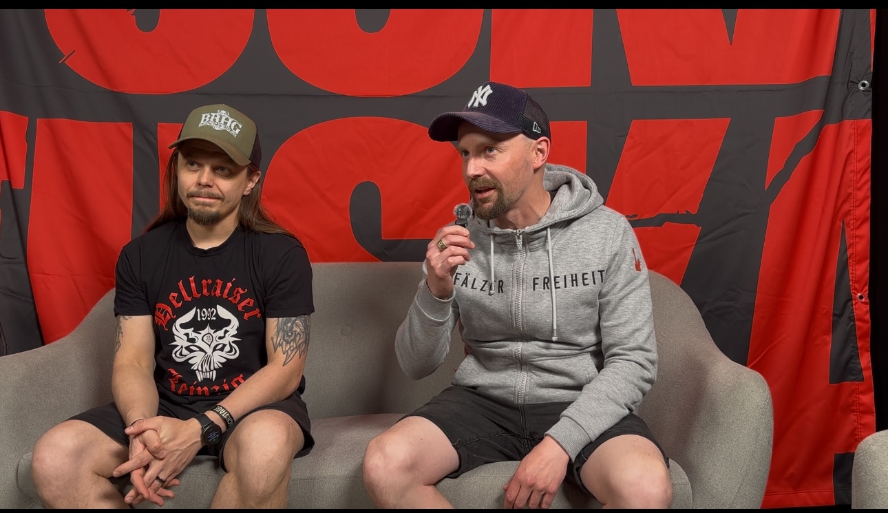 Bloodred Hourglass interview backstage at Tuska Festival 2026 with Metal Madness Weekly
