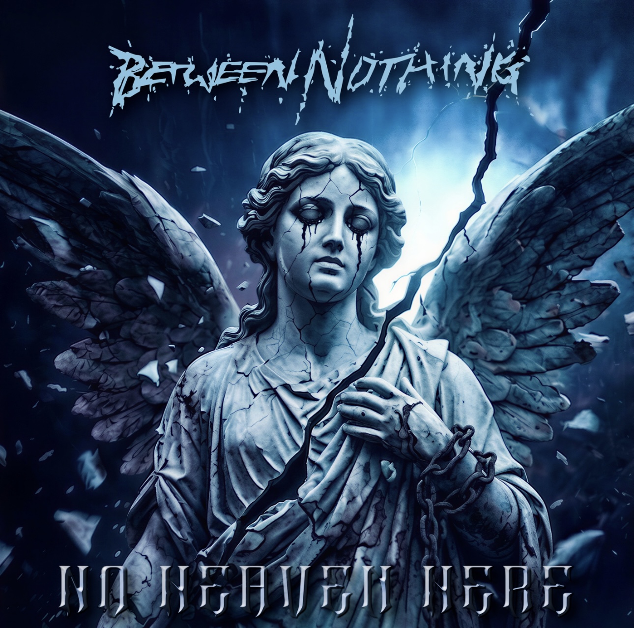 Between Nothing – "No Heaven Here" single cover artwork