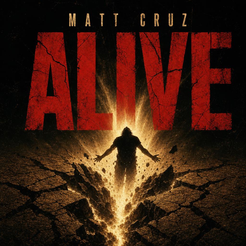 ‘Alive’ official single cover art by Matt Cruz